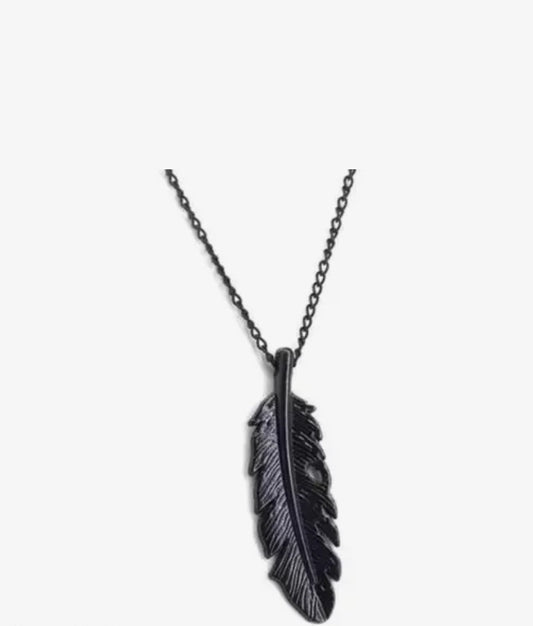 Black Leaf Necklace